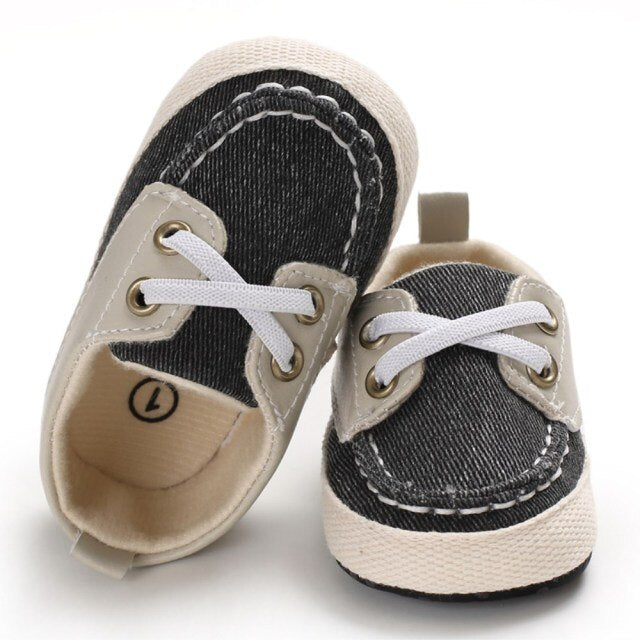 Low Top Anti-Slip Casual Denim Shoes for Boys by Cosin