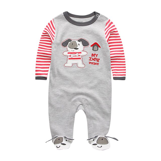 Long Sleeve Cotton Jumpsuit Pajamas for Boys by Fetch