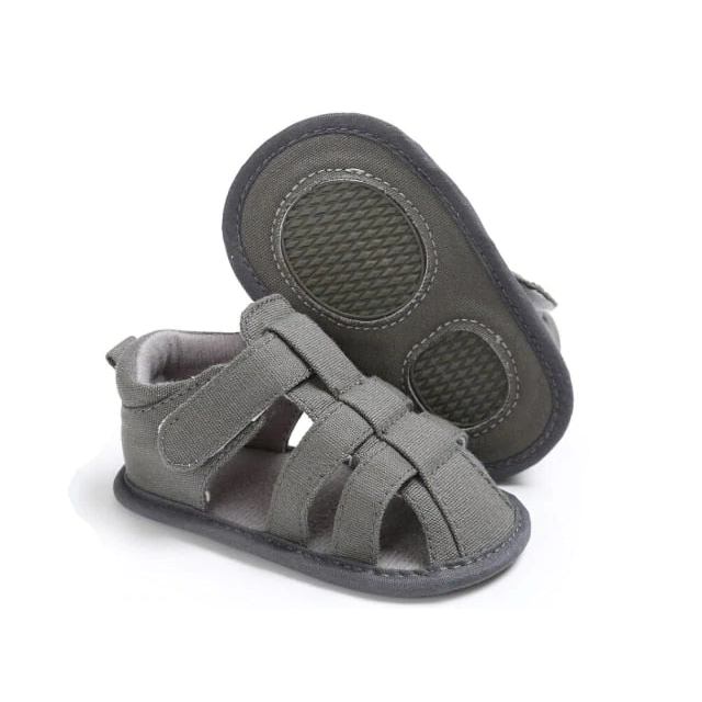 Unisex Anti-Slip Soft Canvas Casual Sandals by Pudco