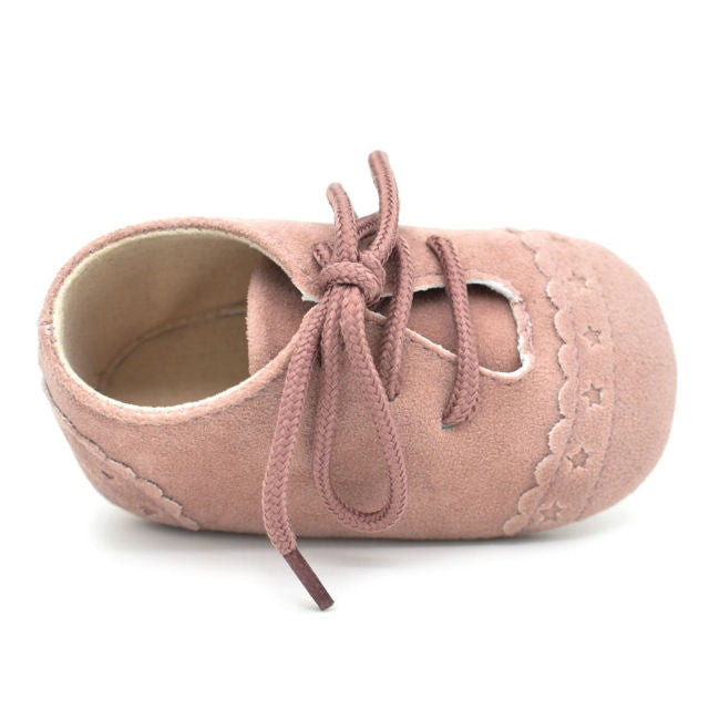 Anti-Slip Soft Leather Designer Shoes for Girls by First Walker