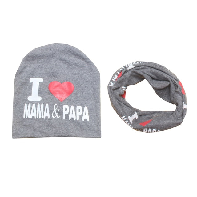 2-Piece Unisex Cotton Beanie Hat and Scarf Set by FAS London