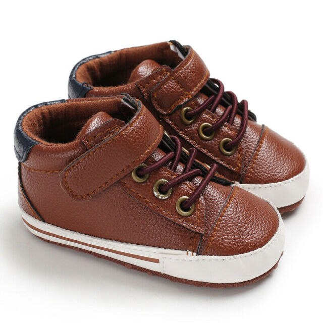 Anti-Slip Soft Leather Designer Shoes for Boys by Pudco