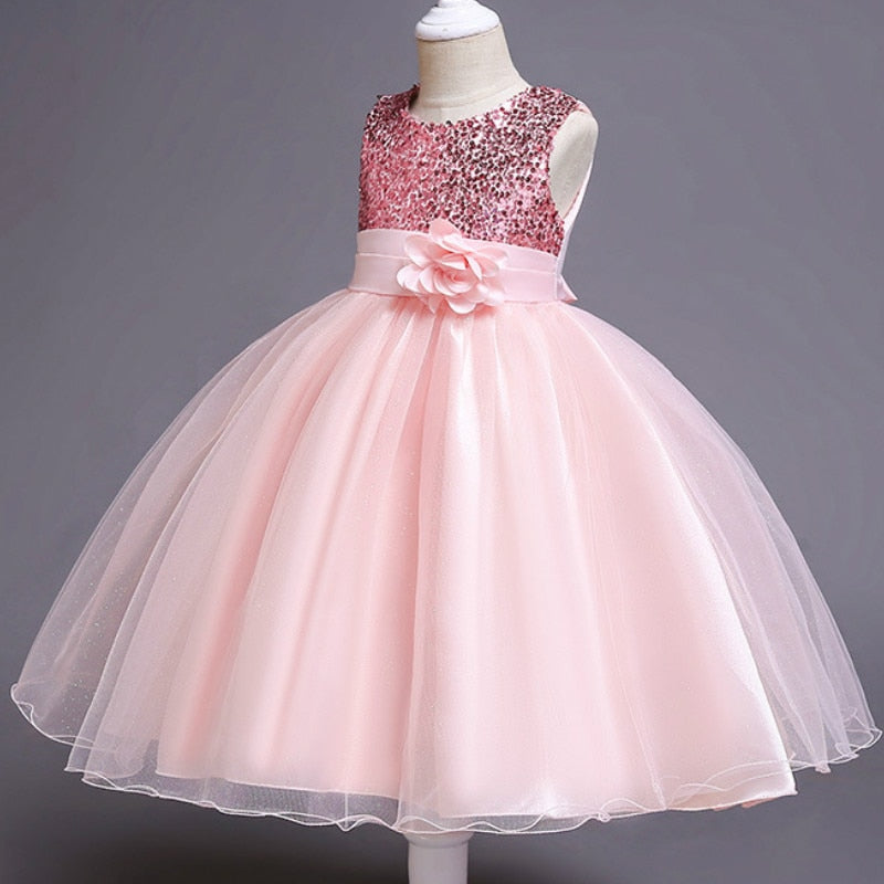 Sleeveless Bell-Shaped Cotton Dress for Girls by BiBi