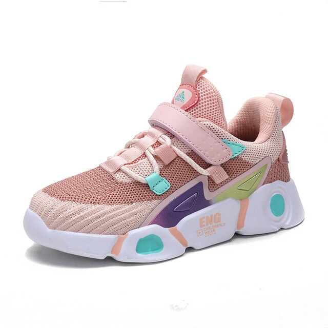 Lightweight Low Top Anti-Slip Mesh Sneakers for Girls by ENG
