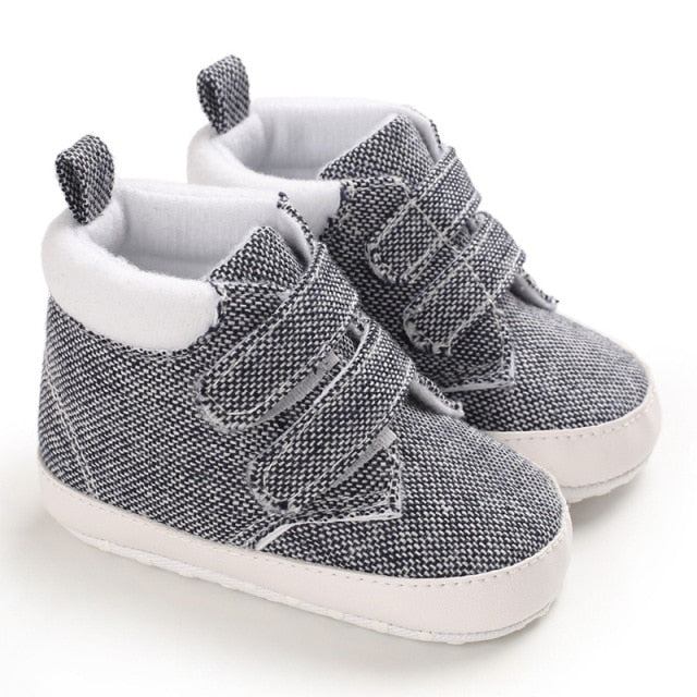 Anti-Slip Soft Cotton Designer Ankle Boots for Boys by Romirus