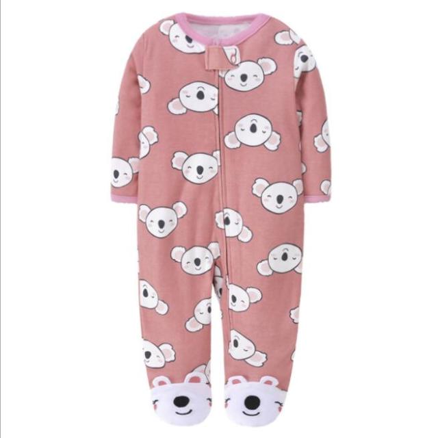 Long Sleeve Soft Cotton Pajamas for Girls by OrangeMom