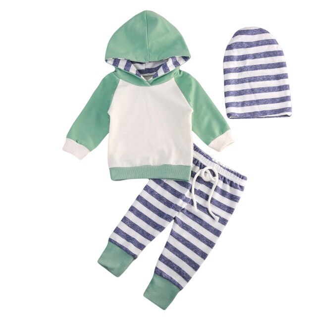 3-Piece Hooded Long Sleeve Sweatshirt and Pants for Girls by Liora
