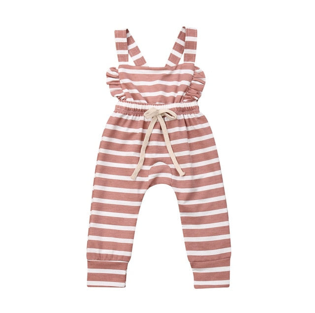 Fashionable All-Season Coverall Rompers for Girls by Faithtur
