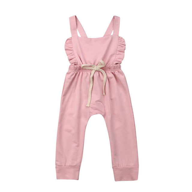 Fashionable All-Season Coverall Rompers for Girls by Faithtur