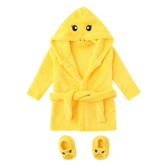 3-Piece Unisex Soft Cotton Long Sleeve Character Bathrobes by Telo