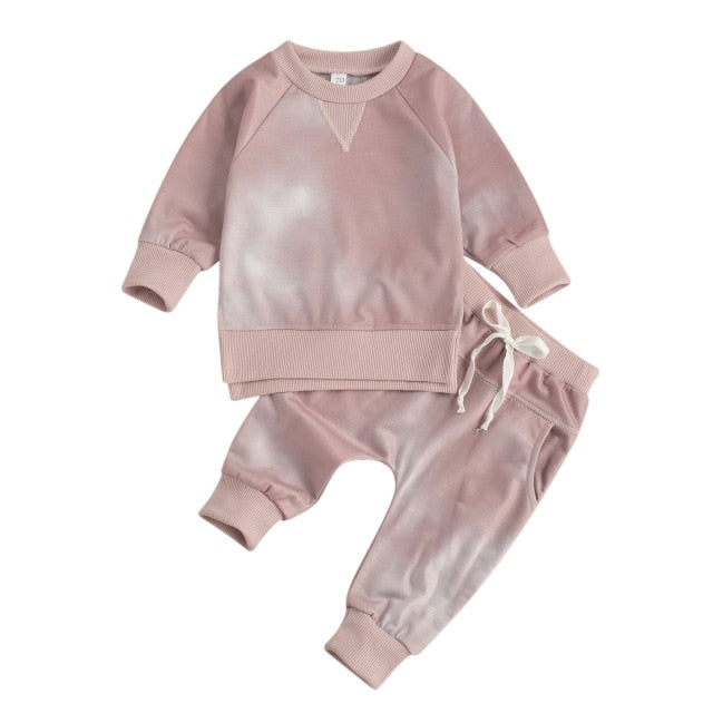 2-Piece Long Sleeve Cotton Sweatshirt and Pants Set for Girls by Liora