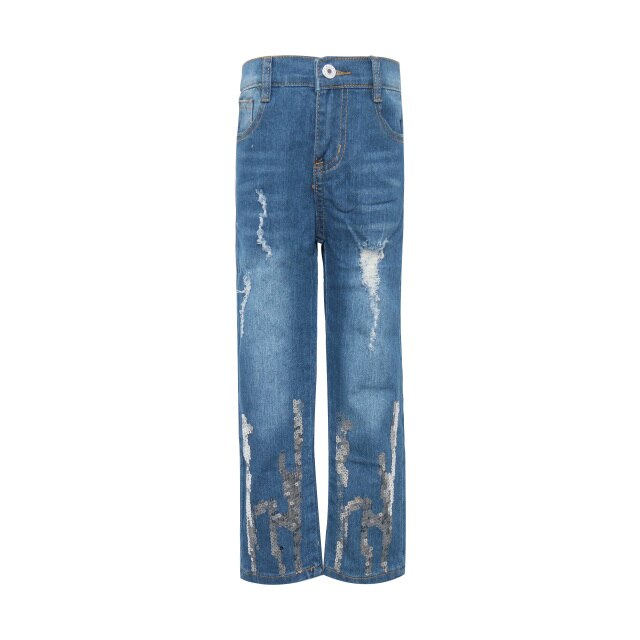 Acid Wash Designer Jeans for Girls by Faithtur