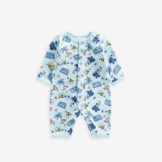 Unisex Cotton Long Sleeve Rompers by MiniCar