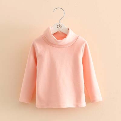 Long Sleeve Solid Color Turtleneck Sweaters for Girls by Lanbe Paris