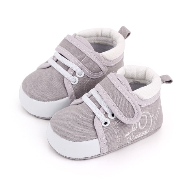 Unisex Low Top Soft Canvas Anti-Slip Shoes by First Walker