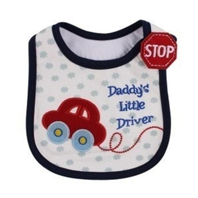 3-Layer Designer Cotton Waterproof Cartoon Bibs for Boys and Gilrs by Kiddie Zoom