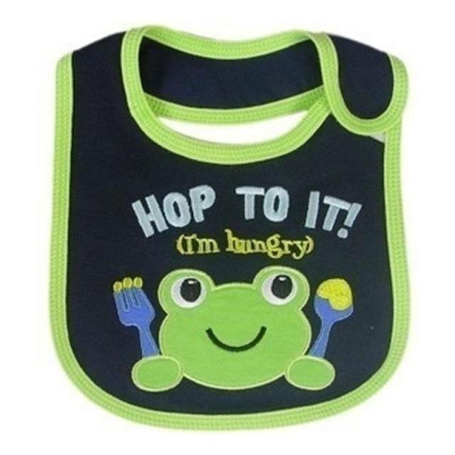 3-Layer Designer Cotton Waterproof Cartoon Bibs for Boys and Gilrs by Kiddie Zoom