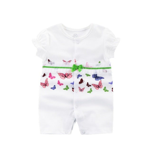 Unisex Short Sleeve Cotton Rompers by MiniCar