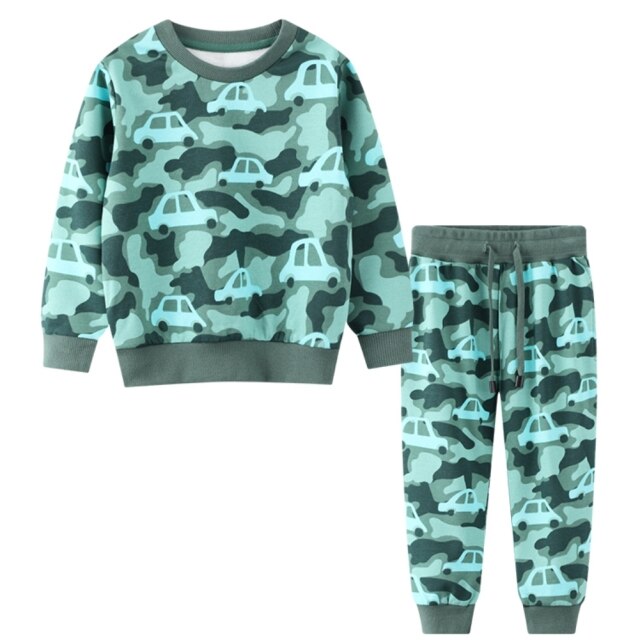 2-Piece Long Sleeve Cotton Sweatshirt and Pants for Boys By BiBi