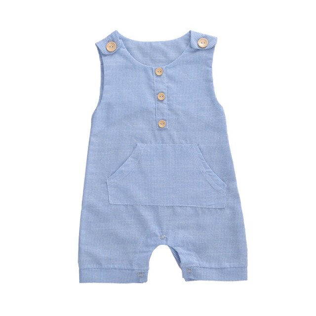 Unisex Cotton Coverall Romper Shorts by Lior