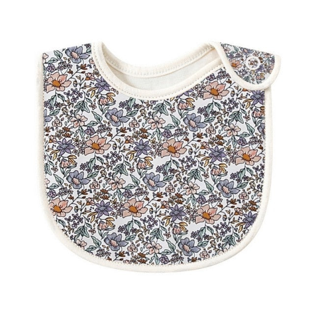 Custom Handcrafted Waterproof Cotton Bibs for Girls by Vainly