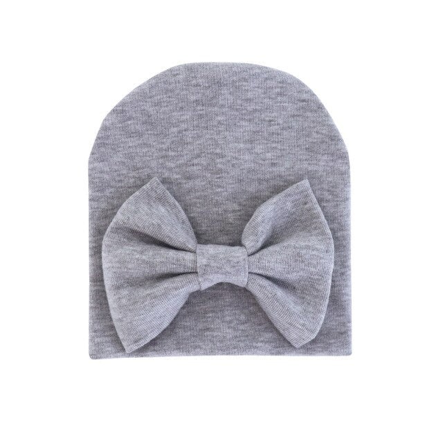 Cotton Double Layer Bowknot Beanie for Girls by Beanie