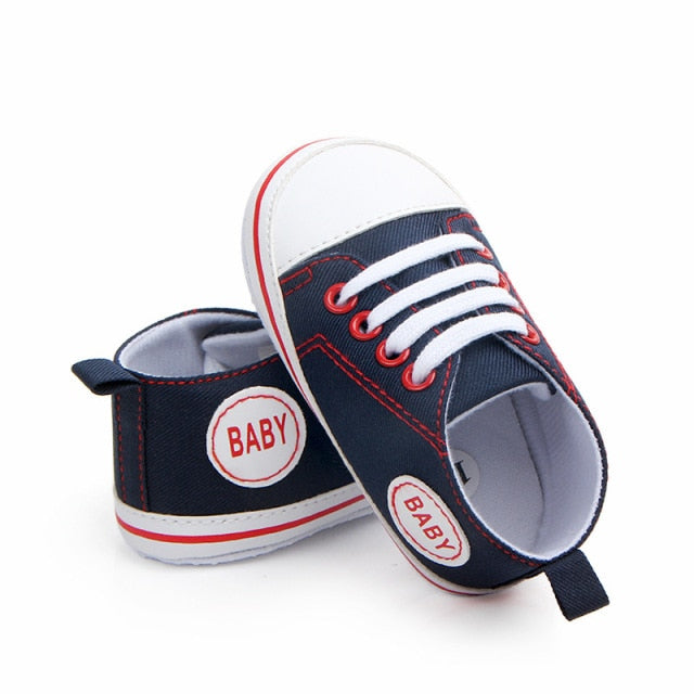 Low Top Anti-Slip Soft Canvas Sneakers for Boys by Pudco