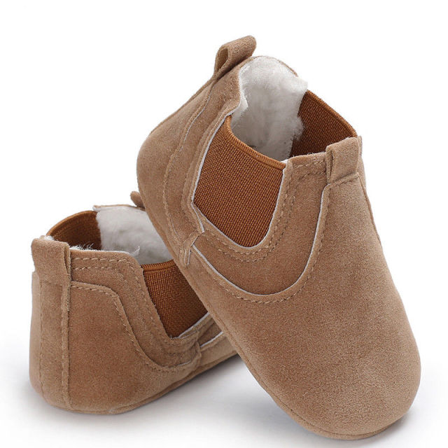 Unisex Soft Leather Designer Moccasin Boots by Kids Play