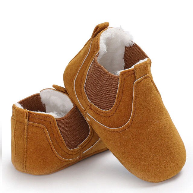 Unisex Soft Leather Designer Moccasin Boots by Kids Play